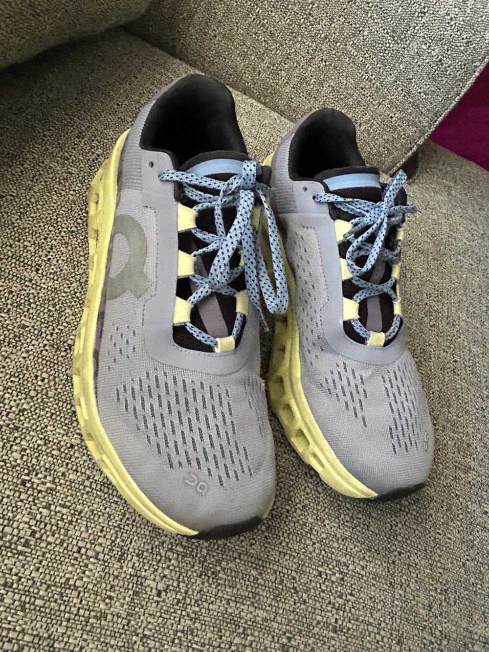 On Running women Cloudnova Sneakers in Light Gray and Yellow